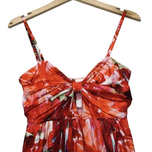 Milly Noah Brushstroke Poplin Maxi Dress Womens Size 2 $425 - Picture 8 of 16